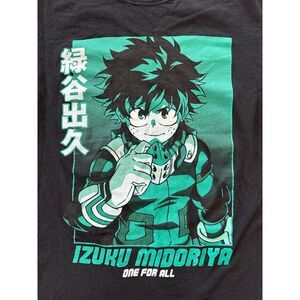 My Hero Academia Izuku Midoriya One For All Men's Graphic Tee Shirt size S